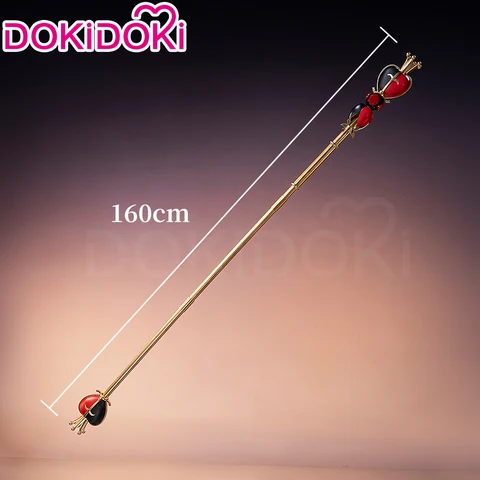 Riddle трость золотисто-красная для косплея