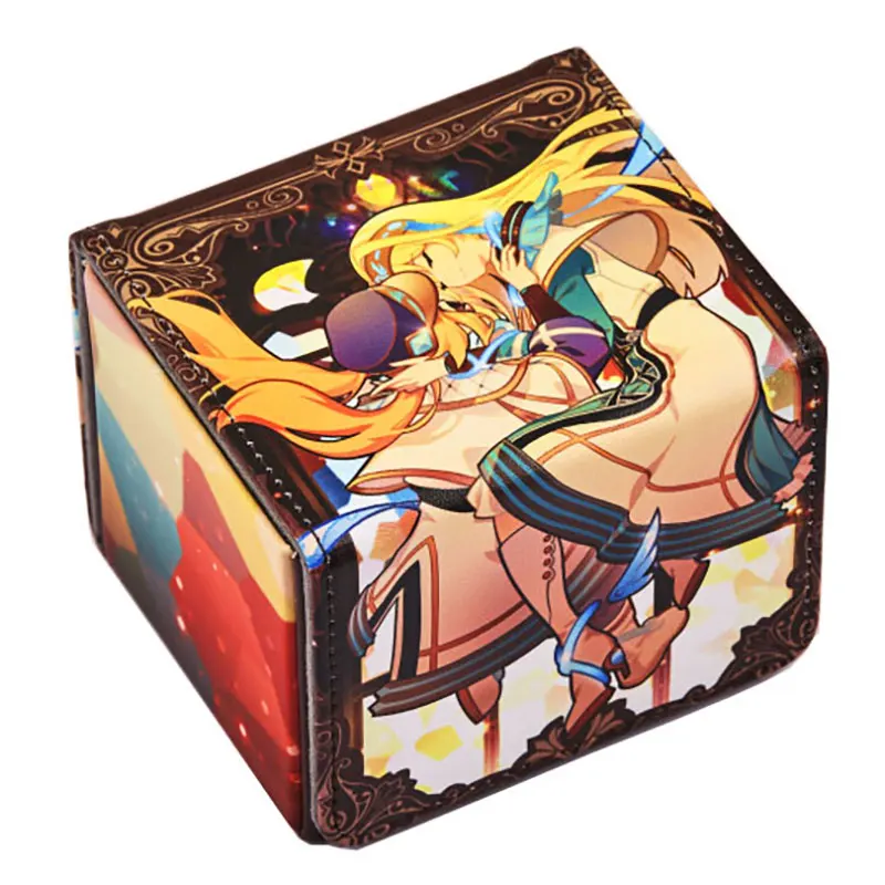 100+ Deck Box for MTG YUGIOH Cards Trading Card Storage Board Game Case PU Leather Suits TCG Magic