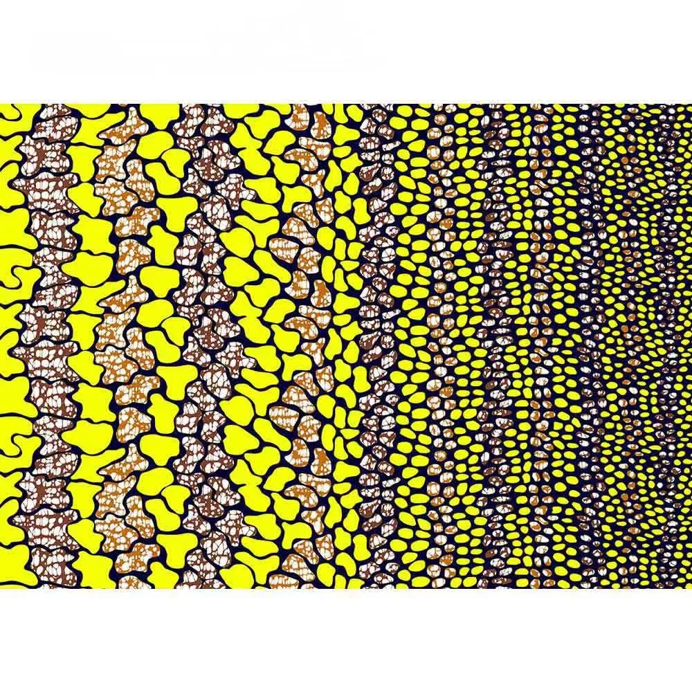 

Воск Анкара 2022, ткань высокого качества, африканская вощеная ткань принтом 100% хлопок, мягкий Африканский гарантированный настоящий воск дл...