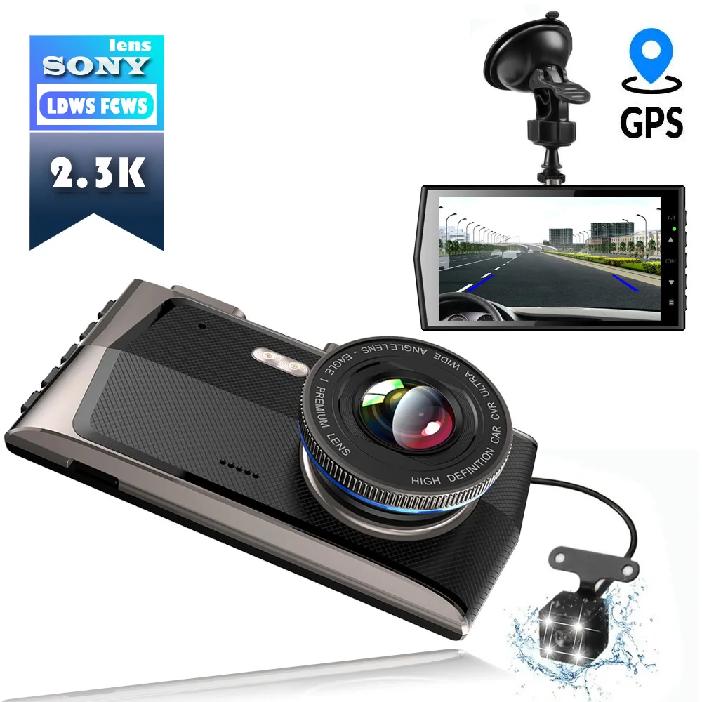 

1080P Full HD Dash Cam 2K Auto Video Recorder Car DVR Dashcam Dash Camera DVR Camera 170 Wide Angle Loop Recording Night Vision