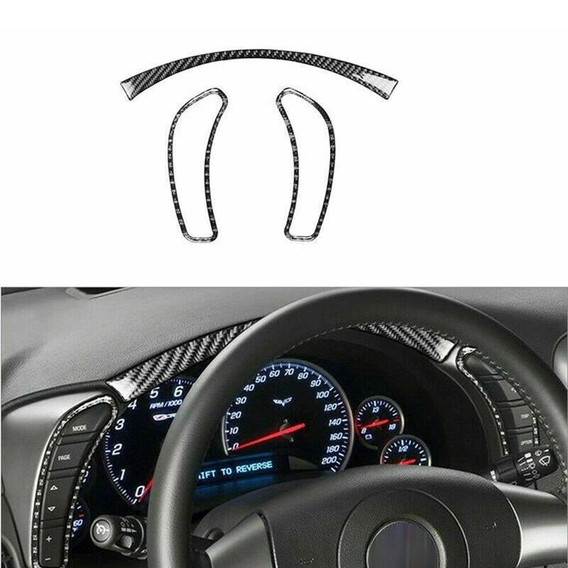 Для Chevrolet Corvette C6 2005-2007 углеродное волокно полный комплект внутренней отделки