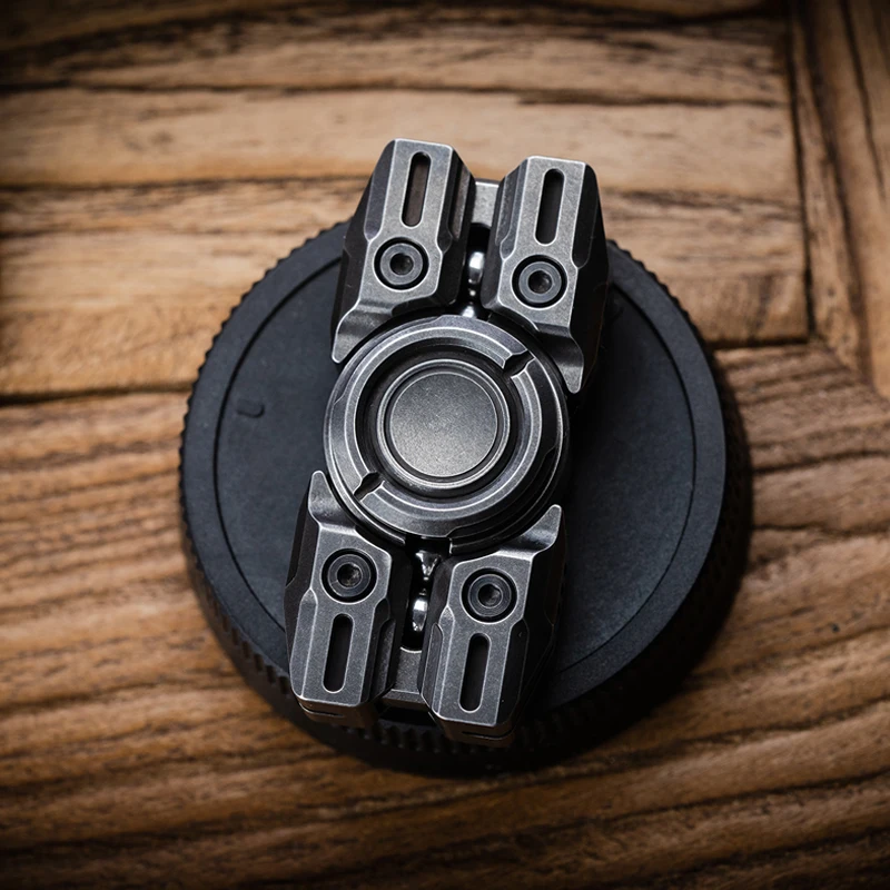 

Mackie Starship Спиннер на кончик пальца из нержавеющей стали Papa Coin Push бренд PPB для взрослых декомпрессионный портативный EDC