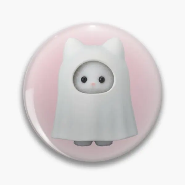 Мягкая булавка на пуговицах с изображением призрака каллико животное значок из