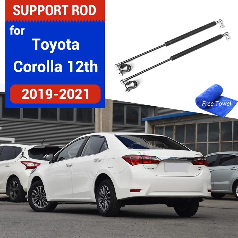 

Автомобильная задняя дверь, газовая пружина, амортизационный кронштейн, опорный подъемник, гидравлические стойки для Toyota Corolla 2018 2019 2020 2021 12th E210 Sedan