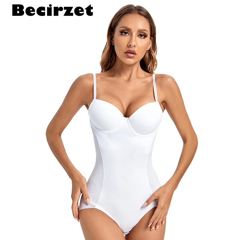 Shapewear Women One Piece Bodysuit Plus Size Black Beige Seamless Underwear Slimming Bodysuits
