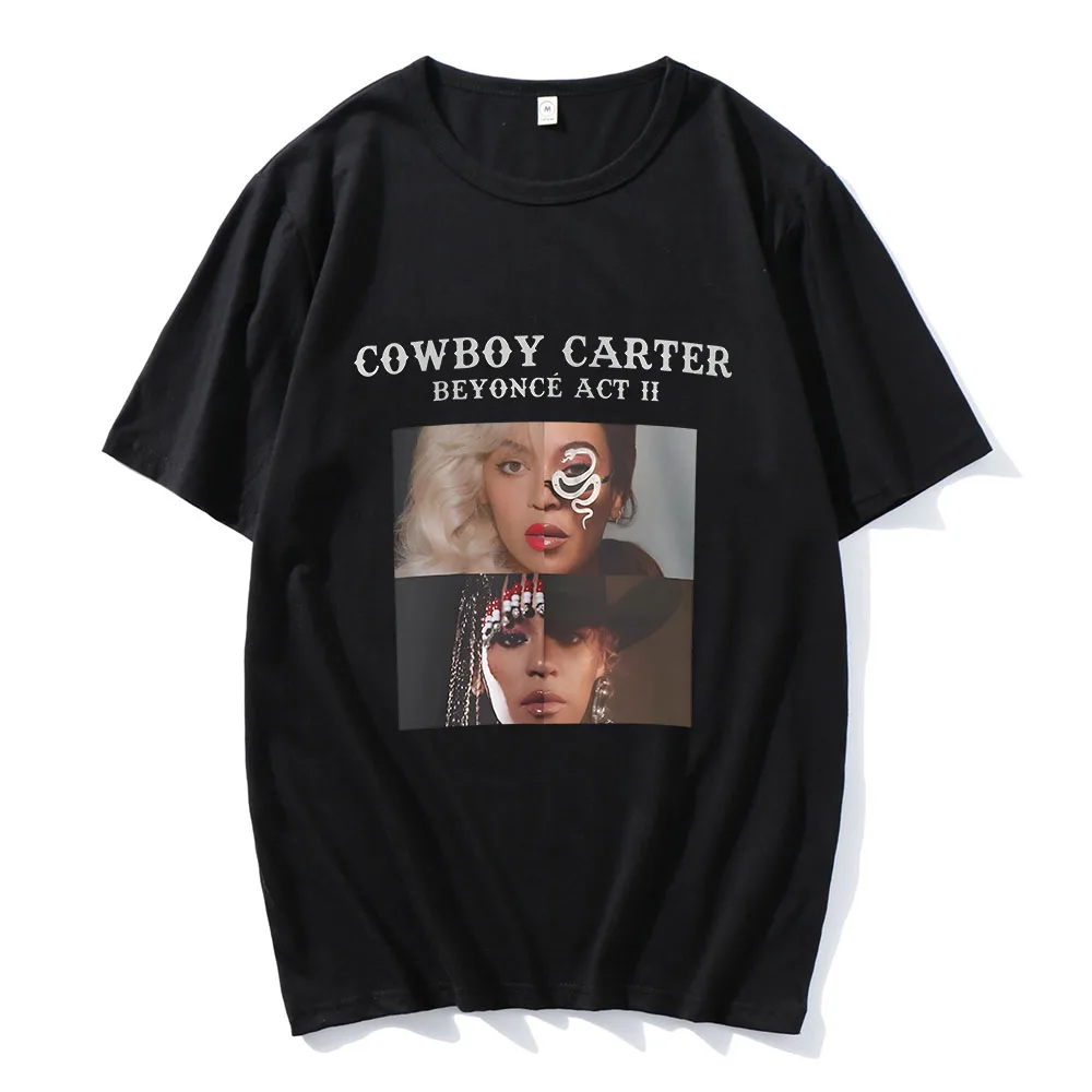 Футболка Cowboy Carter Beyon Fisk) повседневная женская футболка с коротким рукавом уличная