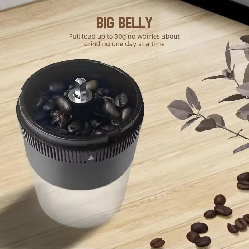2024 многофункциональная электрическая кофемолка мини ручная умная портативная
