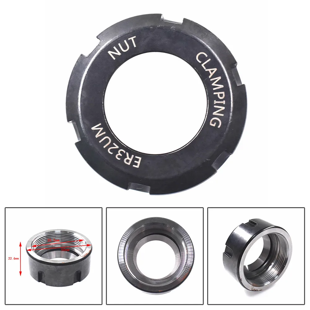 

Milling Collet Clamping Nut 1 *Carbon Steel AMetalworking High Strength