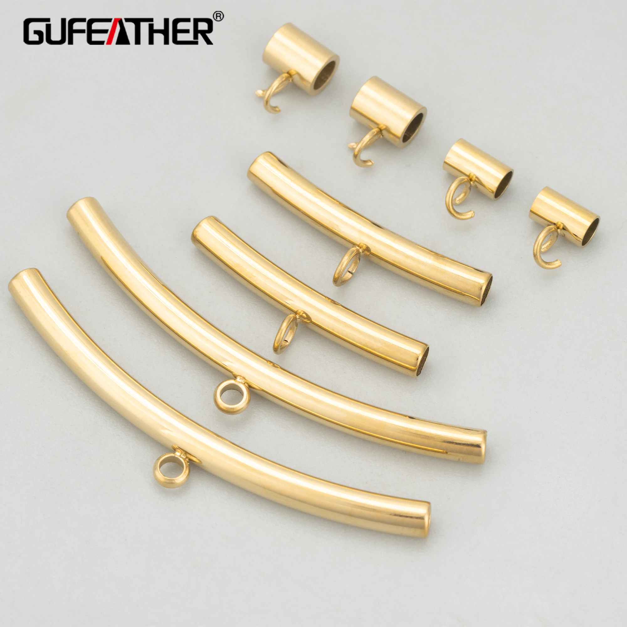Фото GUFEATHER, 4 шт./лот, MH02, ювелирные аксессуары, нержавеющая сталь 316L, без никеля, подвески, ручная работа, изготовление ювелирных изделий, разъемы «сделай сам» №1