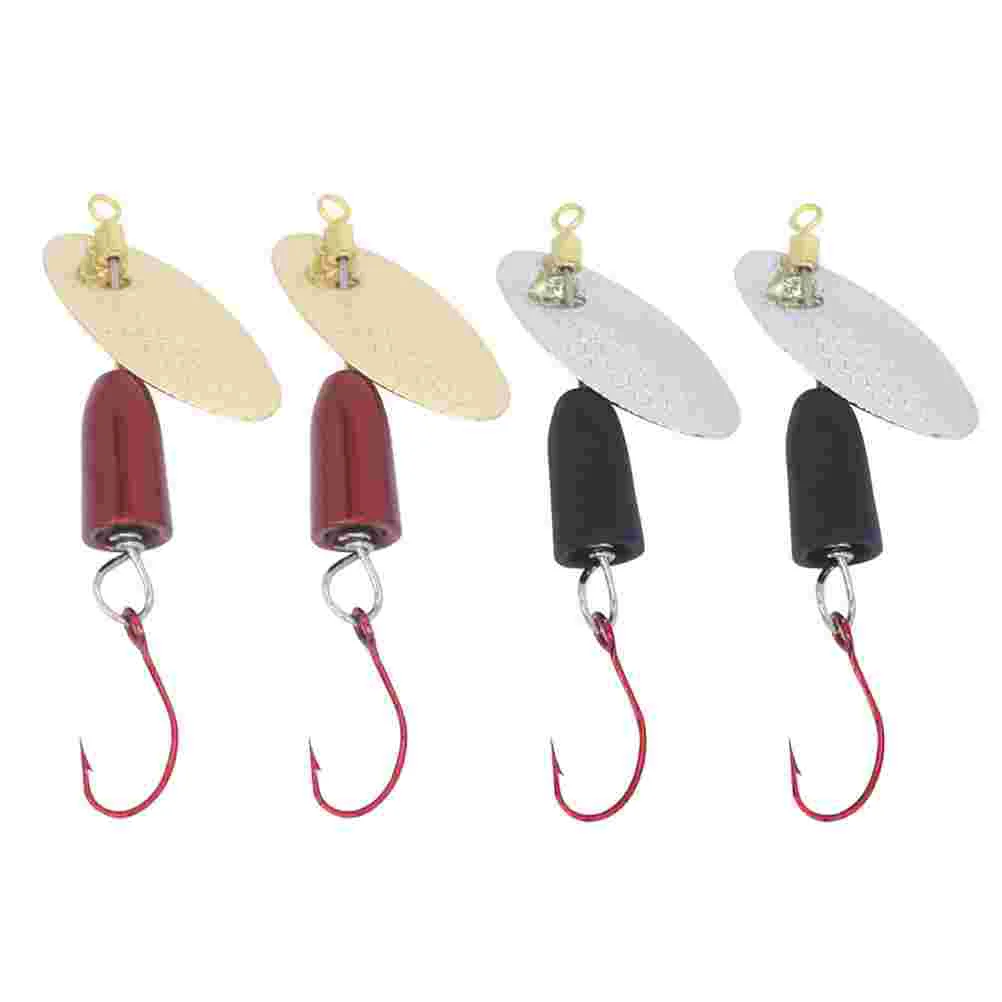 

4 Pcs Freshwater Fishing Lures Fake Bait Sinking Durable IOU Hooks Creative Replacement