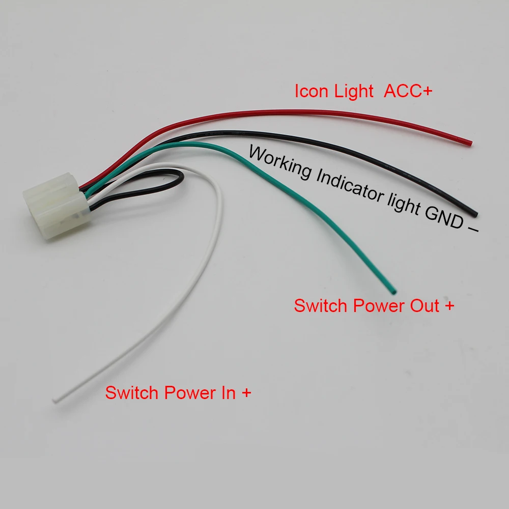 Автомобильный светодиодный выключатель питания ВКЛ./ВЫКЛ. Светильник световая