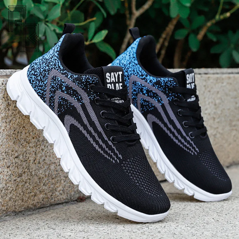 

Кроссовки AB Мужские дышащие, Повседневная модная обувь для бега, на шнуровке, в Корейском стиле