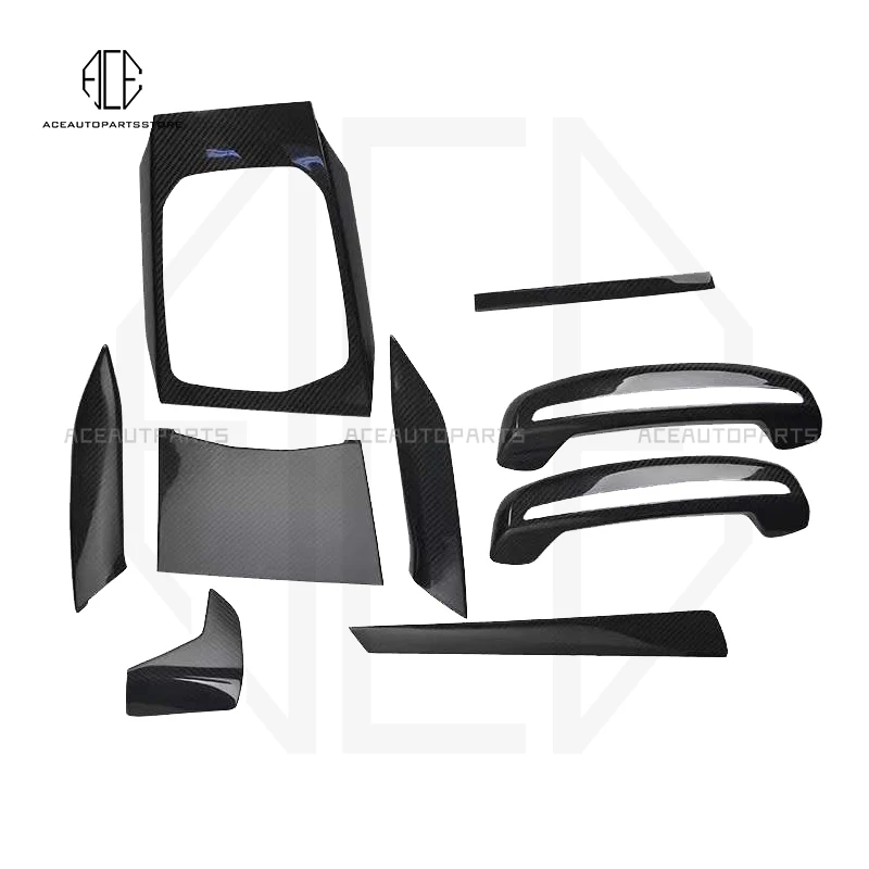 9 шт. для BMW 3 серии G20 G28 сухое углеродное волокно центральная панель управления