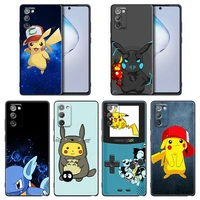 pokemon anime pikachu phone case for samsung note 8 9 10 20 5g m11 m12 m30s m32 m21 m51 f41 f62 m11 silicone case pikachu