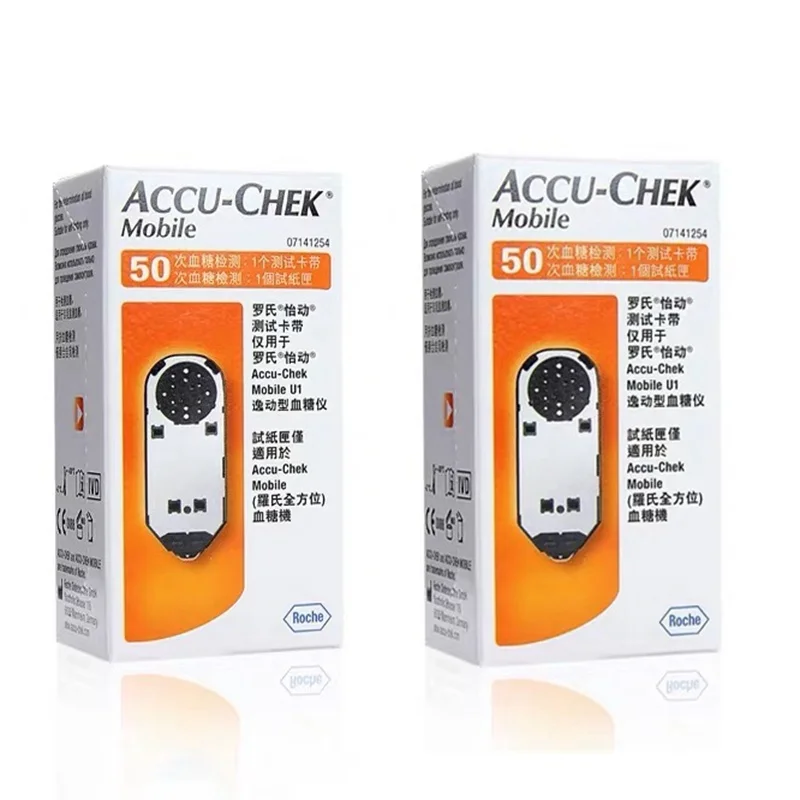 Accu-chek Fastclix Lancet 72/120 счетных ланцетов и 50/100 шт. тест-полоска для измерения уровня