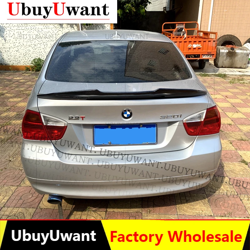 

UBUYUWANT For BMW E90 Spoiler E90 Carbon Fiber/FRP 318i 320i 325i 330i E90 Rear Wing PSM 2005-2011