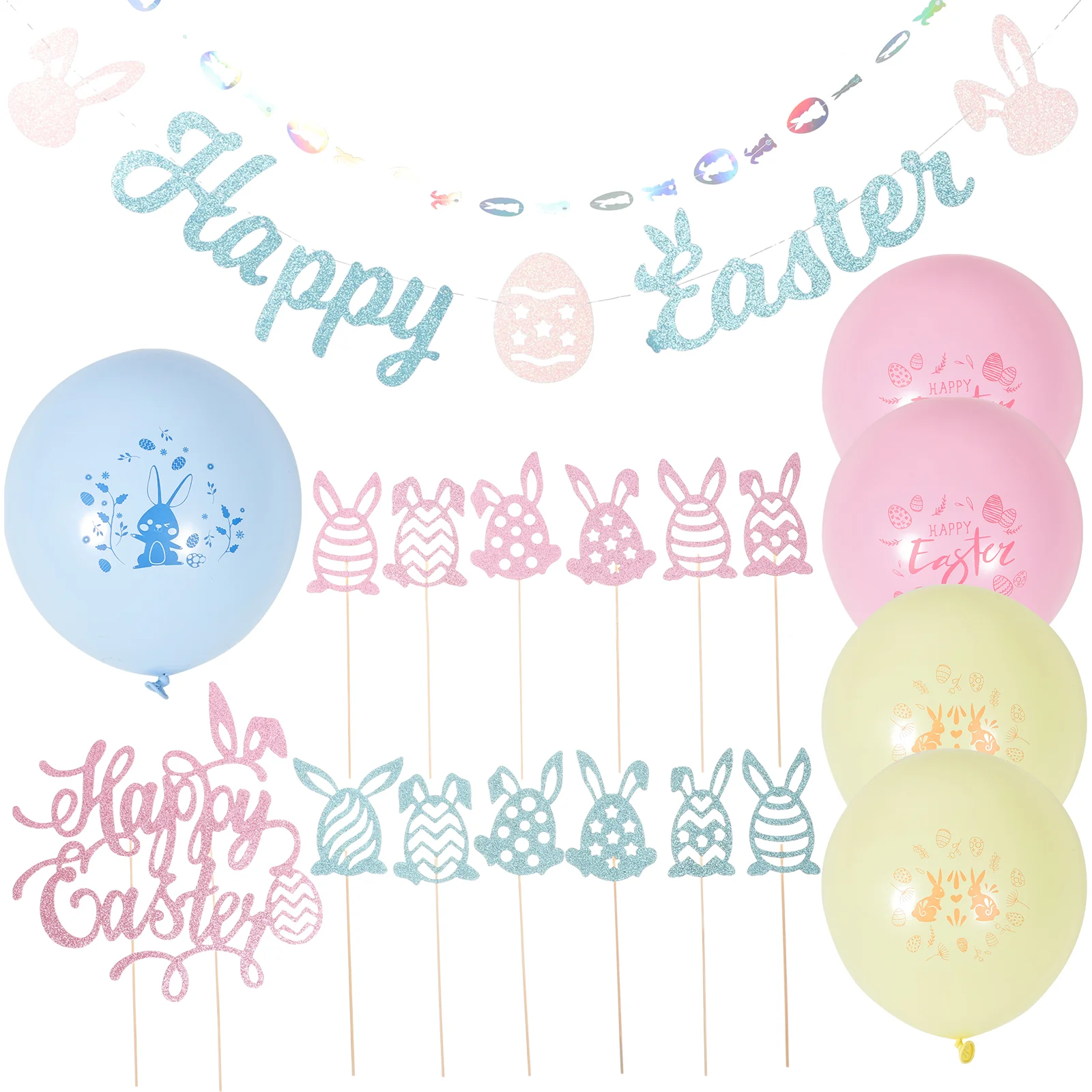 

1 Set Outside Easter Decorations Easter Decor Easter Ornaments Easter Party Decor Easter Centerpieces Easter Decorations