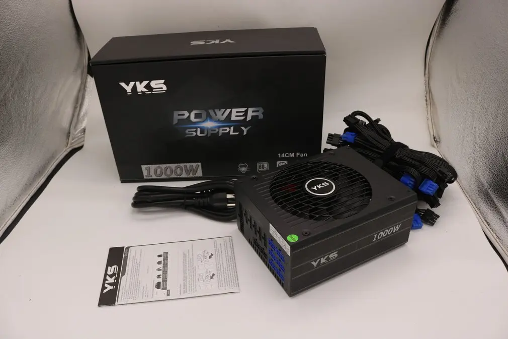 

YKS110-240V Portable Wide Voltage With Io Switch PC Power Supply 1000W Exquisitely Designed Durable Gorgeous