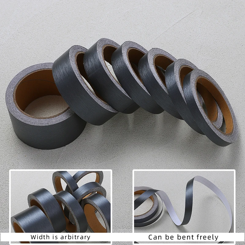 10-метровая Темно-синяя Толстая Металлическая Кромка Декоративная Полоса ПВХ