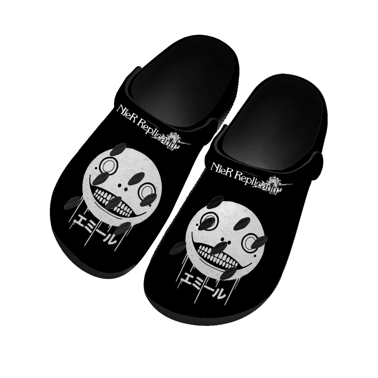 

Nier Replicant Home Clogs Cartoon Game Mens Womens Youth Boy Girl Sandals Shoes Garden Bespoke Custom Shoes Beach Hole Slippers