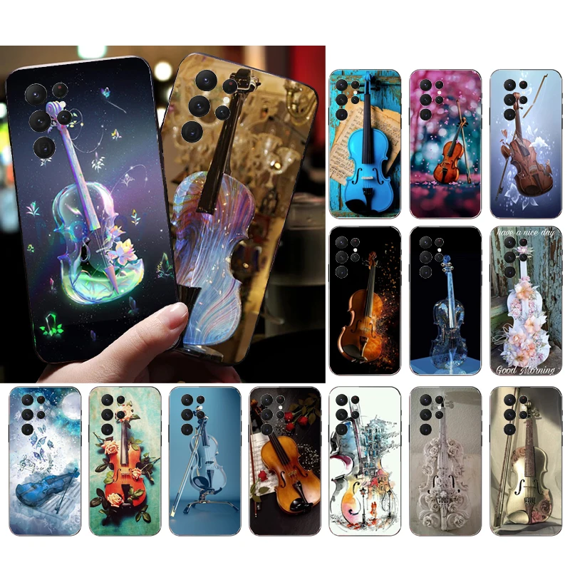 

Violin Phone Case for Samsung Galaxy S23 S22 S21 S20 Ultra S20 S22 S21 S10E S20FE Note 10Plus Note20 Ultra