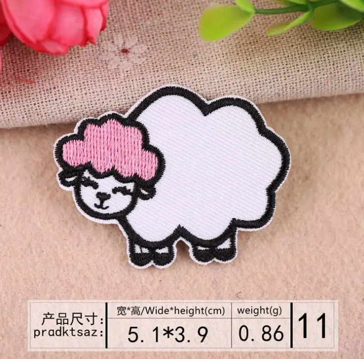 10 шт. вышитые нашивки пустые значки с именем железо на мультяшном мотиве