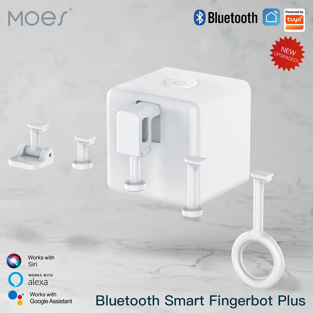 Кнопка переключения MOES Tuya с поддержкой Bluetooth и голосовым управлением через