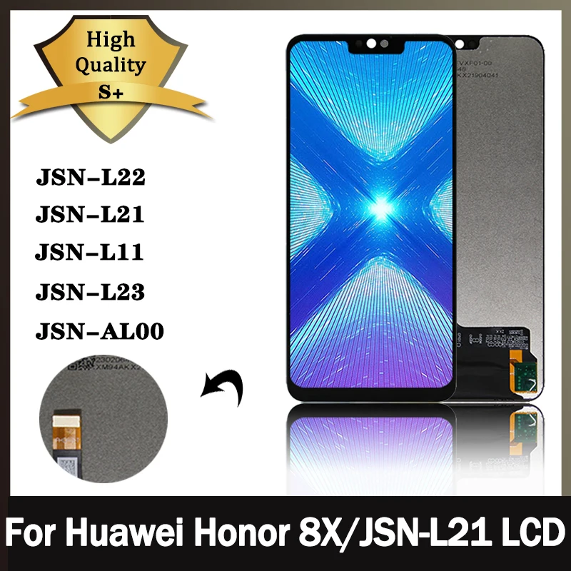 ЖК-дисплей для Huawei Honor 8X с сенсорным экраном 6,5 дюйма и дигитайзером