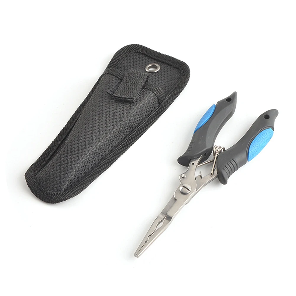

Portable Tools Split Ring Multifunctional Equipment Stainless Steel Fishing Pliers Line Cutter Scissors Long Nose Gripper Clamp