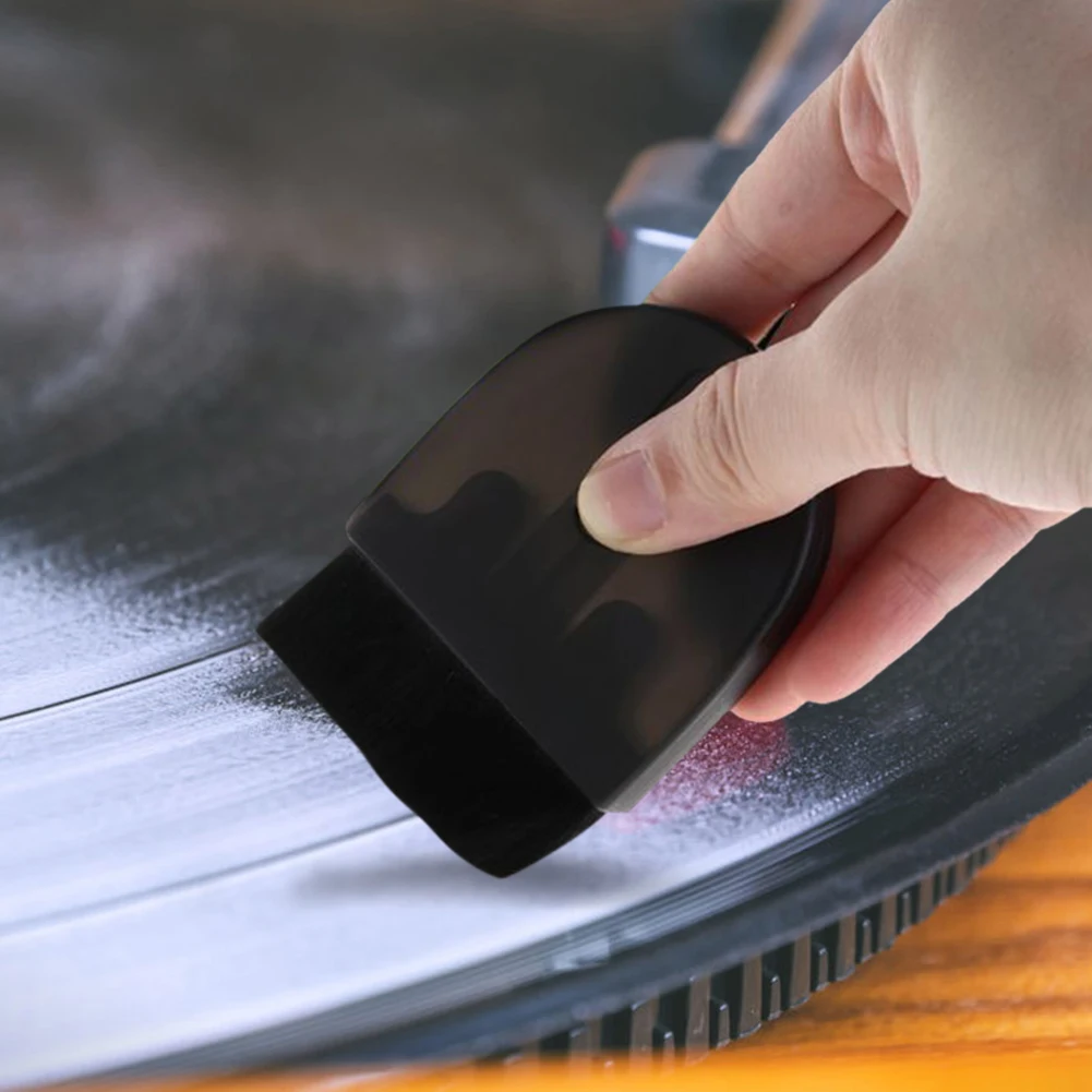 Щетка для чистки шерстяных пластинок Антистатическая щетка виниловых мягкая