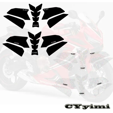 Противоскользящая накладка на бак мотоцикла, наклейка для CBR650R CB650R, защита накладки на бак мотоцикла, наклейка на мото, защитная накладка