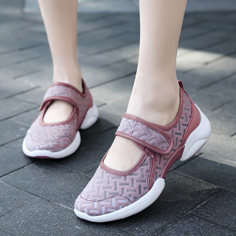 Women Shoes Sneakers Mesh Light  Casual  Breathble  Vulcanized   Sneaker Zapatillas Mujer 42
