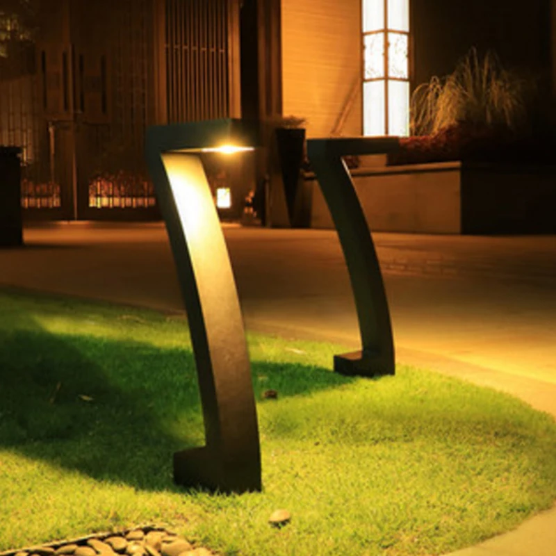 Уличный светильник водонепроницаемый для газона простой уличный садовый