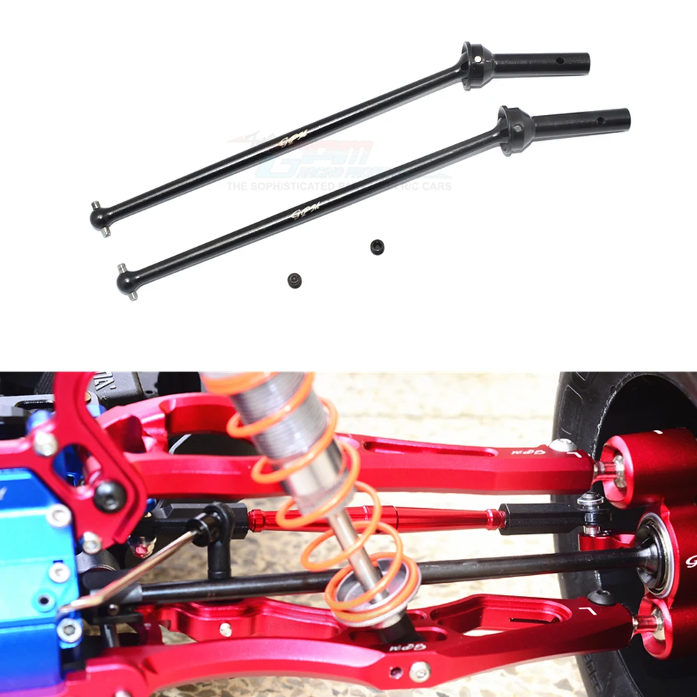 

GPM ARRMA 1/8 KRATON NOTORIOUS OUTCAST 6S Metal Hardened steel front CVD Universal joint dog bones AR310458/AR310590