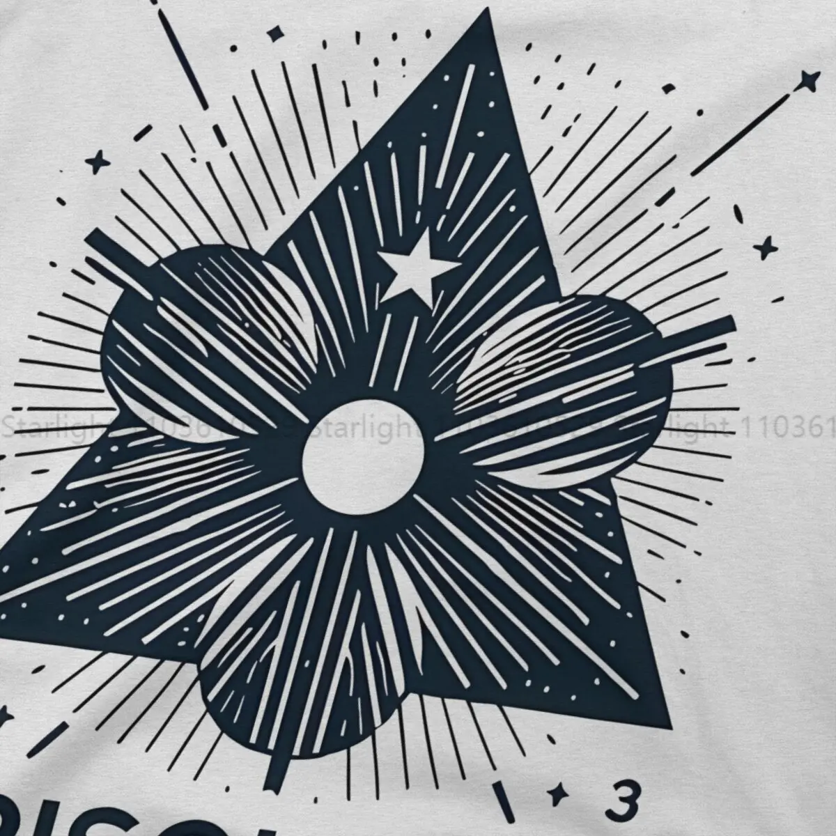 Футболка Trisolaris мужская с принтом базовая тенниска из полиэстера майка для отдыха