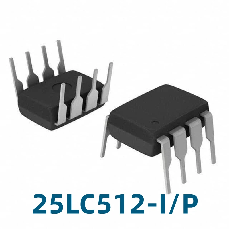 Новая Оригинальная микросхема памяти 25LC512-I/P 25LC512-1/P, прямая вставка IC DIP-8, 1 шт.