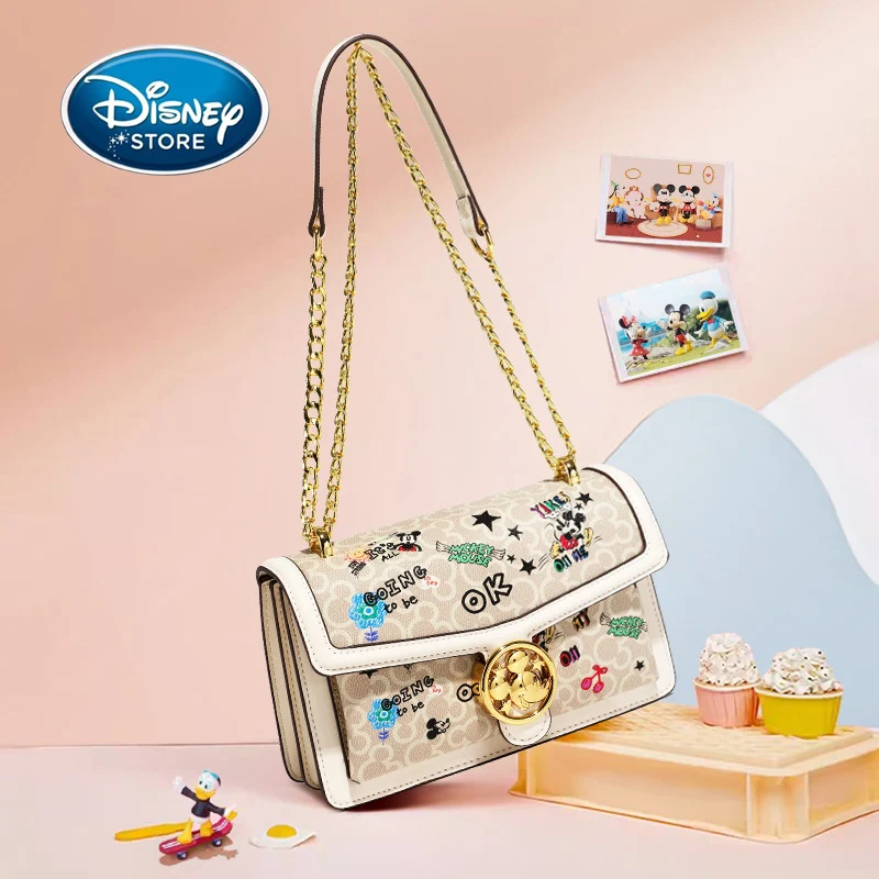 Совместная сумка через плечо с Микки и граффити Disney художественная модная