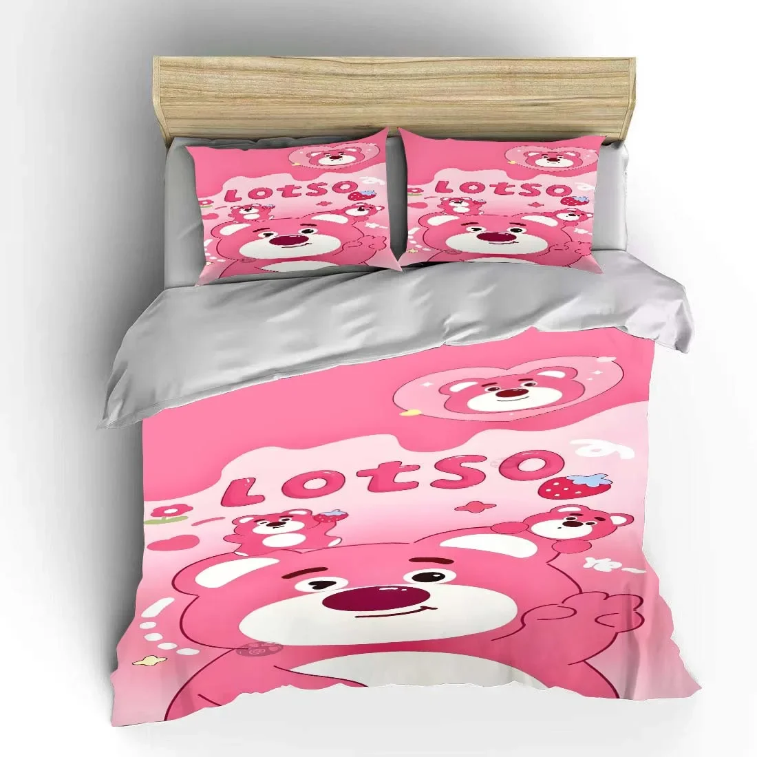 Комплект постельного белья Pink Bear Lotso для детей комплект из 3 предметов