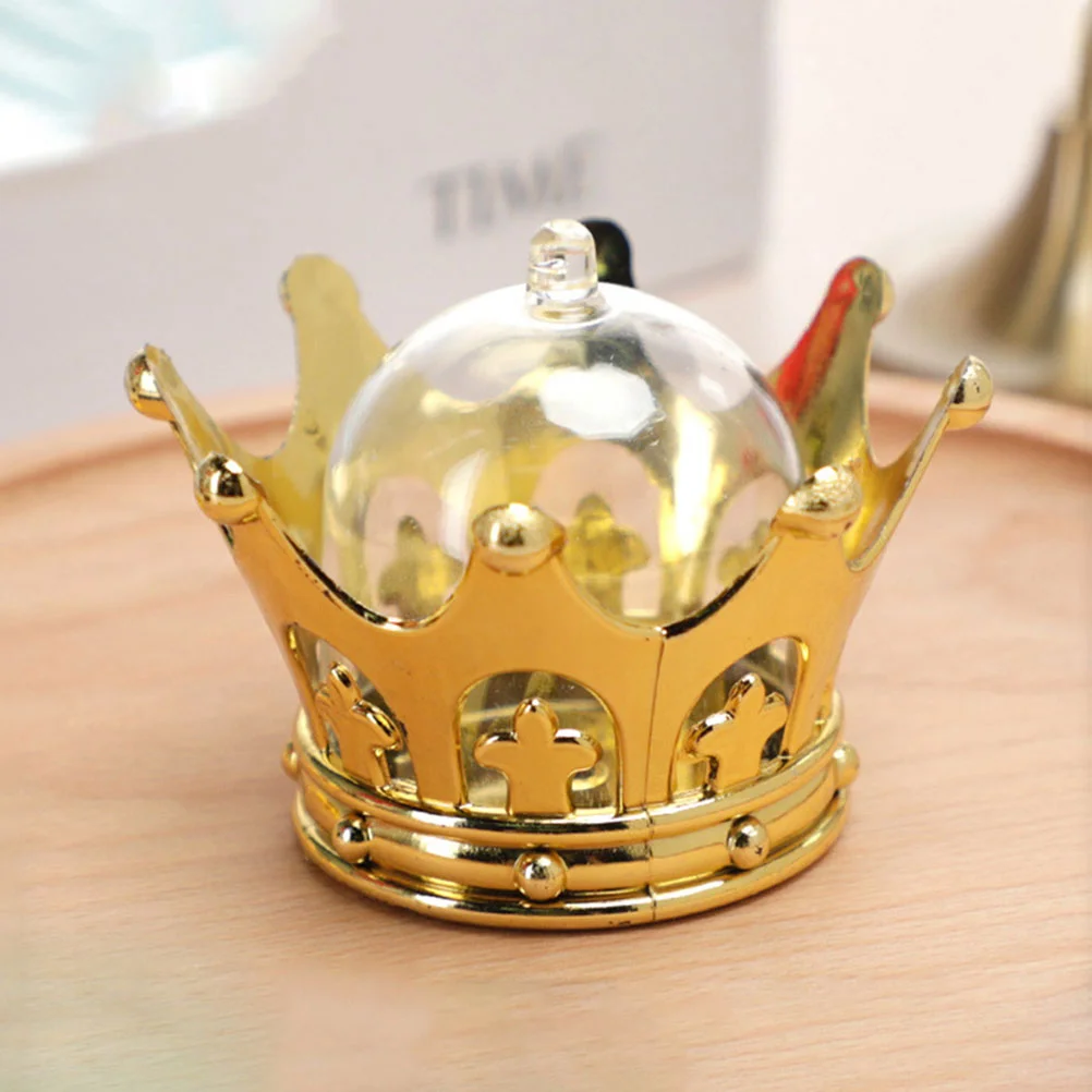 

Candy Box Packing Container Party Case Crown Shaped Candies Packaging Wedding Banquet Cases
