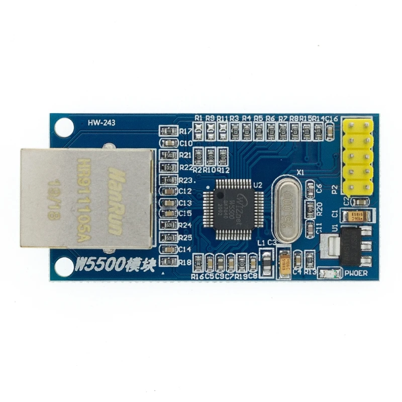 

W5500 Ethernet network module hardware TCP / IP 51 / STM32 microcontroller program over W5100