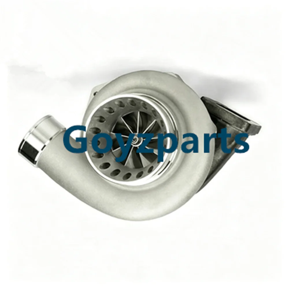Фото Турбонагнетатель GTX3582R-66 с шарикоподшипниками, универсальный гоночный турбокомпрессор GT35 GTX35 с компрессорным колесом из цельной заготовки, A/R 0.82, V-Band, фланец T3 №3
