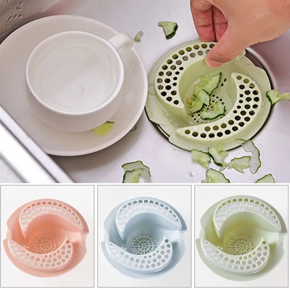 

Anti Clogging Kitchen Sink Strainer Stopper Filter Drainers Drain Cover Floor Tool Gadgets Practical Design Household Bathroom