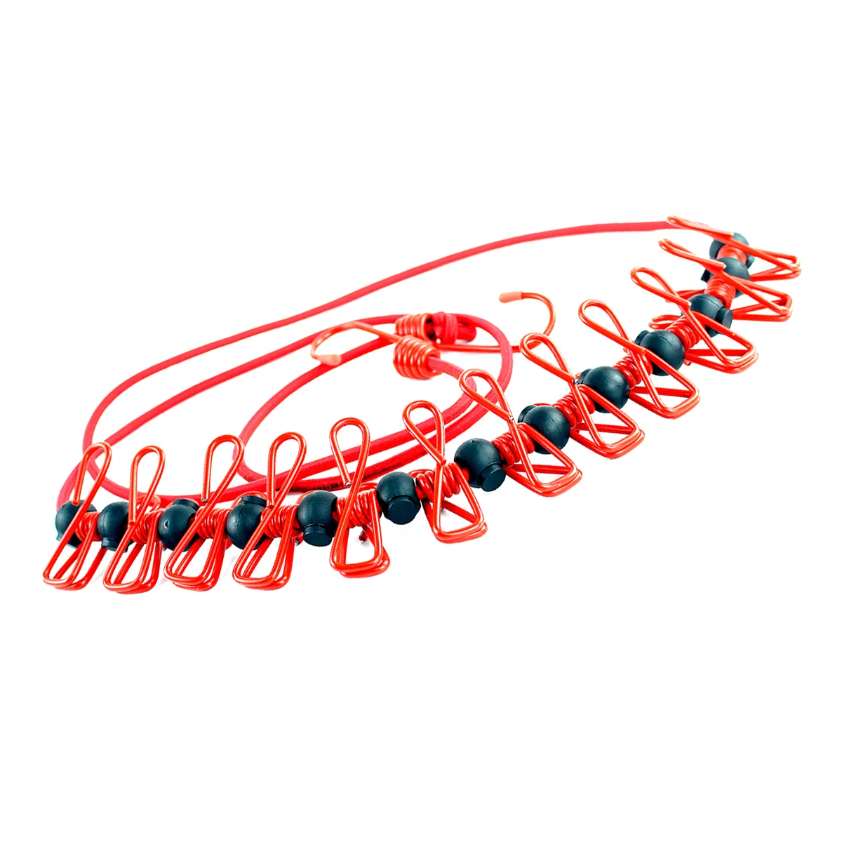 

1PC Antiskid Portable Convenient Adjustable Buckle Clothesline Clips Clothesline Clothes Rope for Outdoor