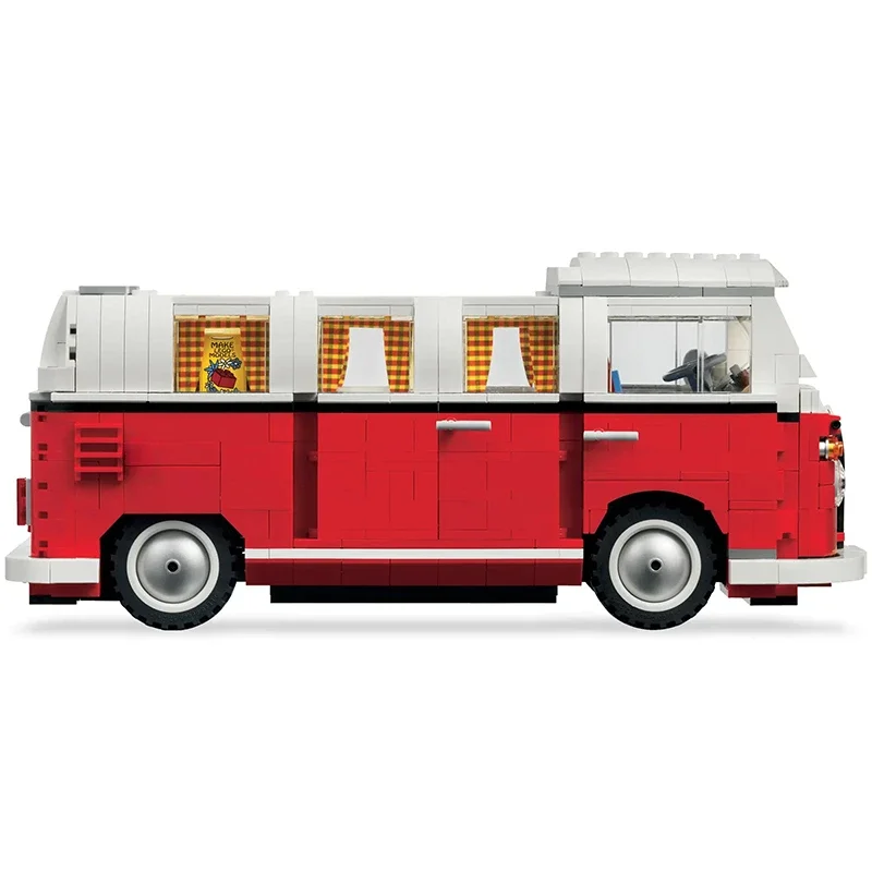 1354 шт. Детский конструктор Volkswagen T1 совместимый с автобусом