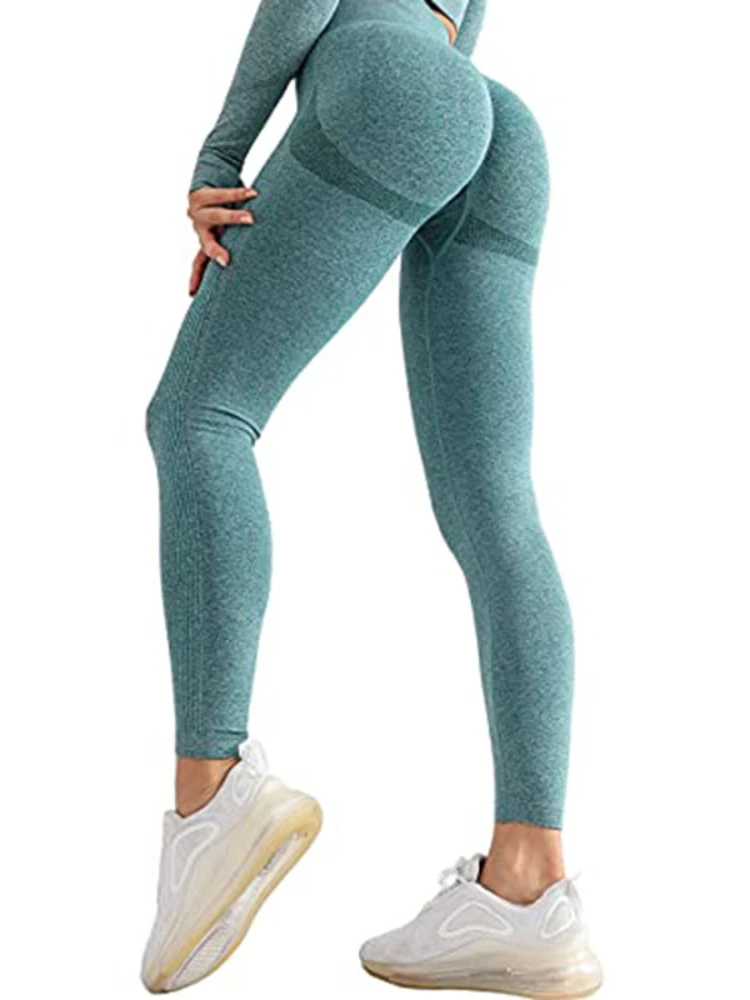 Women's Leggings Gym Sports Tights Woman Sexy High Waist Push Up Yoga Pants Fitness Workout Seamless Female Leggings Sportswear