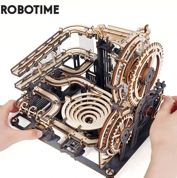 Robotime Rokr Marble Run Set - 3D Wooden Puzzle 1