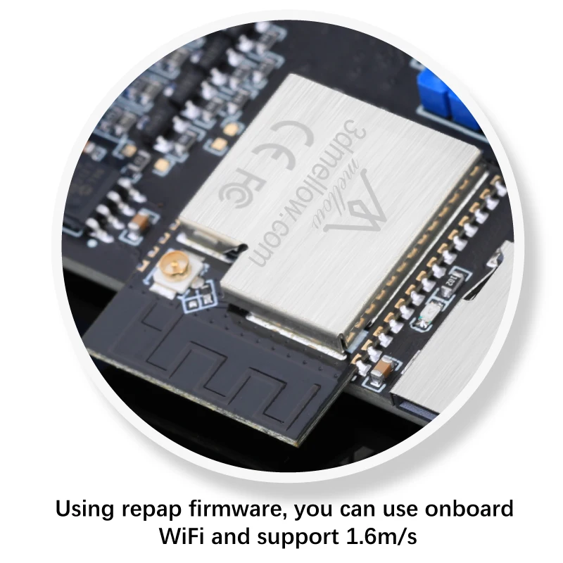Меллоу супер♾️ Плата V1.2 3 hv Reprap 32Bit Wifi 2oz Pcb для материнской платы TMC2225 TMC2209