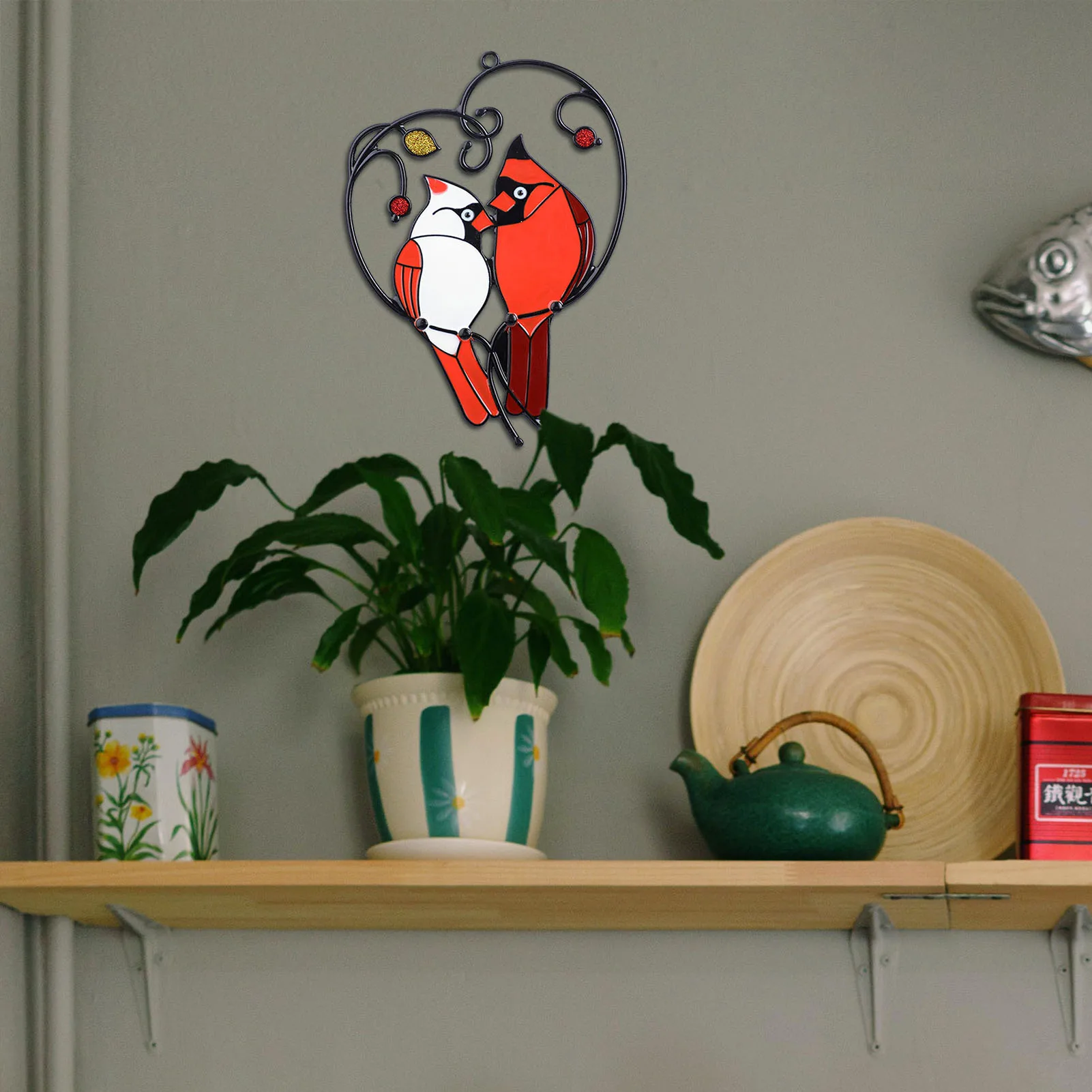 

Подвеска из цинкового сплава для окон птиц, украшение для окон дома