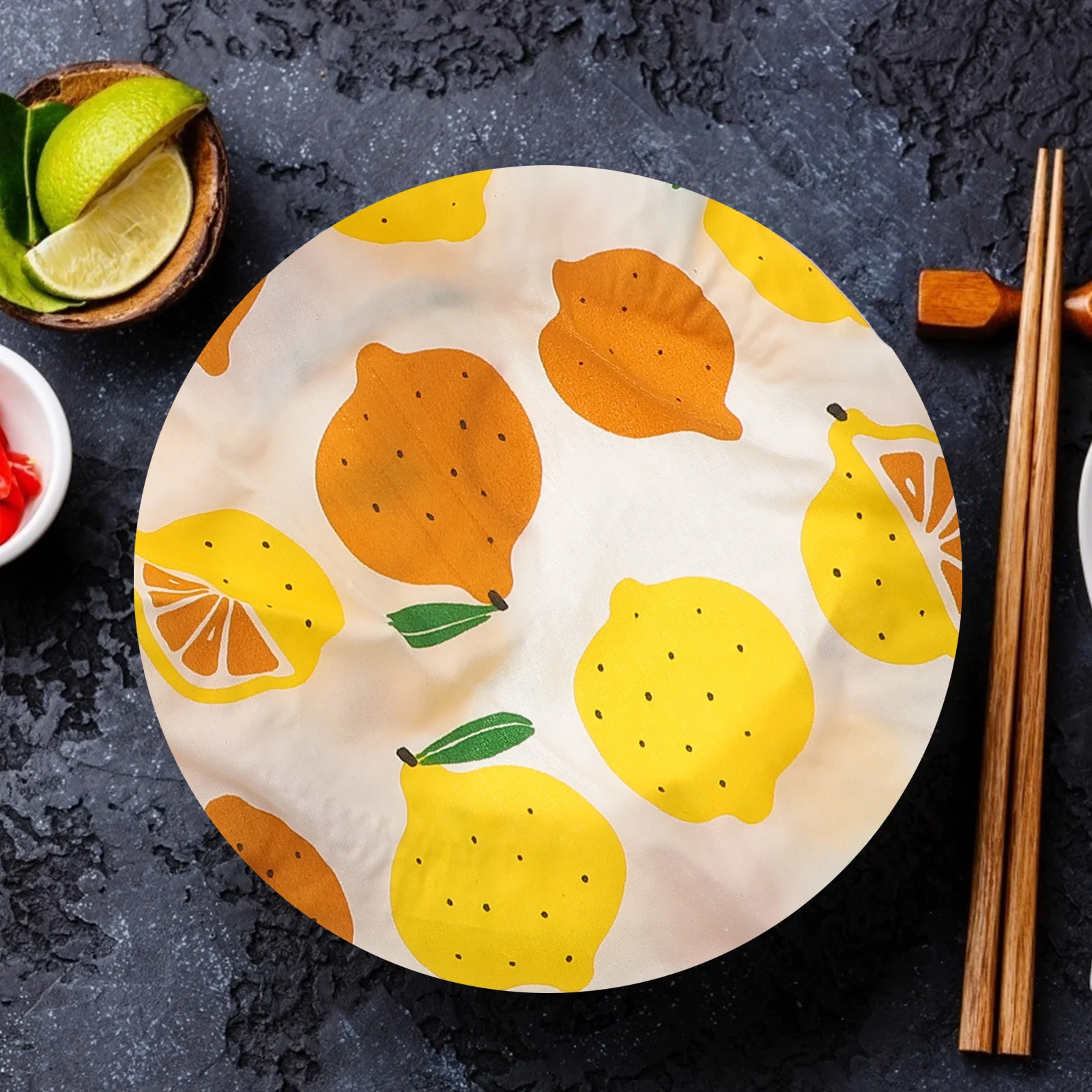 

Bowl Coverscover Reusable Elastic Fabric Cloth Lidsstretch Kitchen Dish Bowls Storage Microwave Wrap Plate Fresh Stretchable