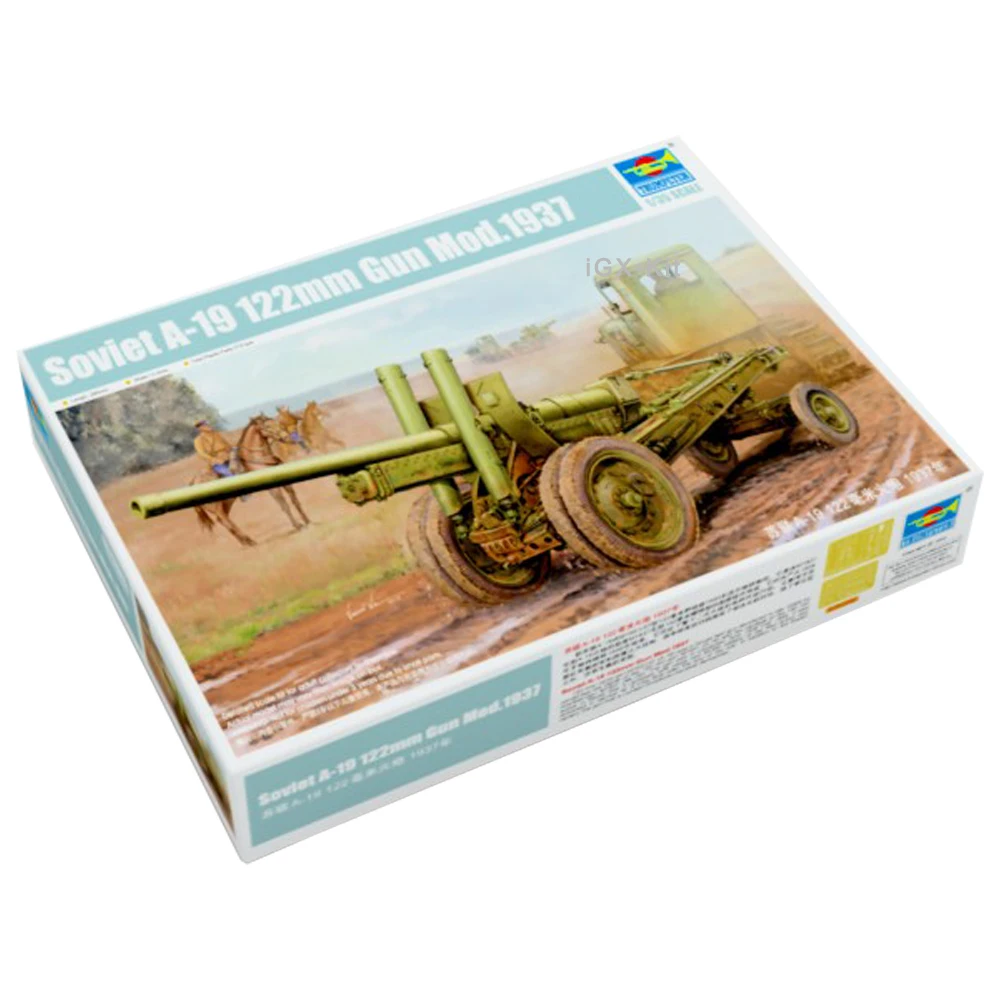 

Trumpeter 02325 1/35 Soviet A-19 A19 122mm Gun Artillery Mod 1931/1937 Military Gift Plastic Assembly Model Toy Building Kit